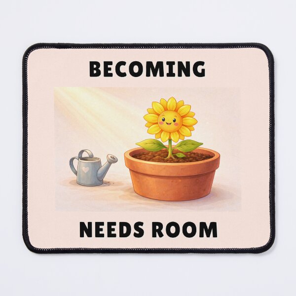 Item preview, Becoming Needs Room – Sunflower Growth Tee designed and sold by QuietlyBecoming.