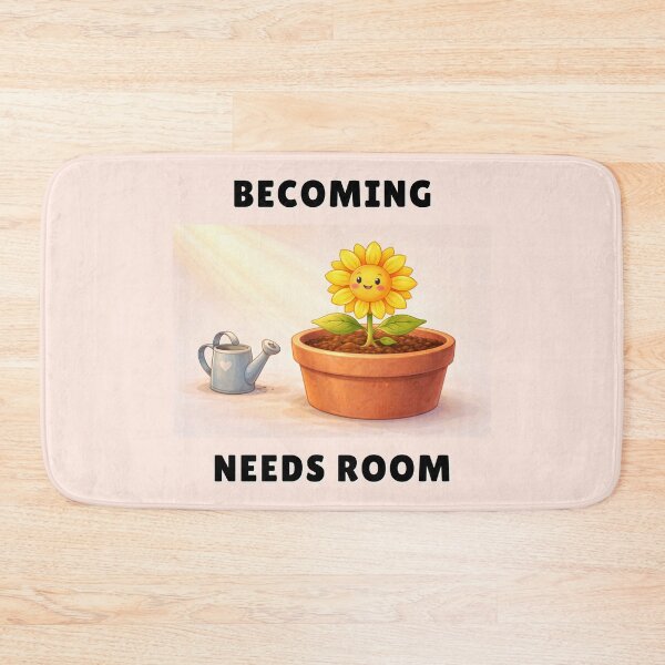 Item preview, Becoming Needs Room – Sunflower Growth Tee designed and sold by QuietlyBecoming.