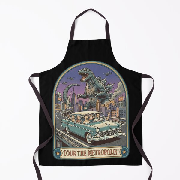 Item preview, Retro Kaiju Metropolis Tour Vintage Family Car designed and sold by k3rstman1.