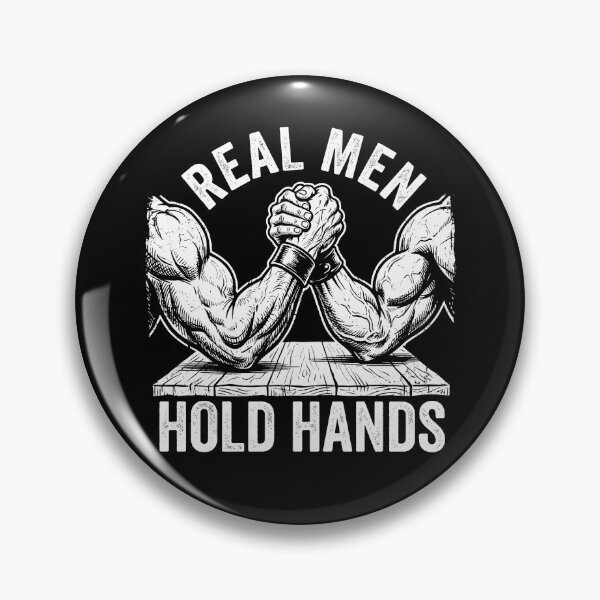 Item preview, Arm Wrestle Real Men Hold Hands Funny Arm Wrestling Gear designed and sold by DynamicDesign.