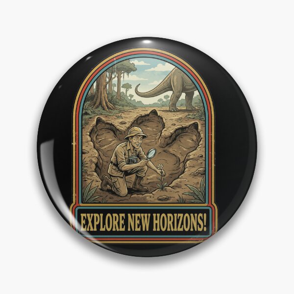 Item preview, Explore New Horizons! Vintage Explorer Dinosaur designed and sold by k3rstman1.