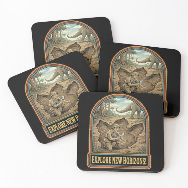 Item preview, Explore New Horizons! Vintage Explorer Dinosaur designed and sold by k3rstman1.