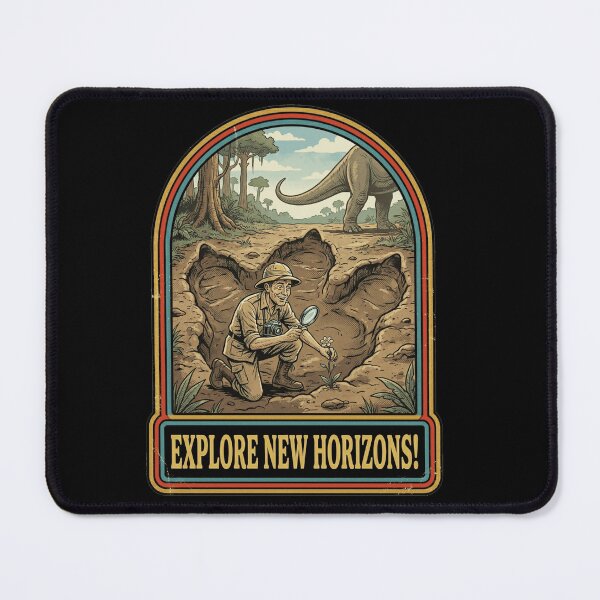 Item preview, Explore New Horizons! Vintage Explorer Dinosaur designed and sold by k3rstman1.