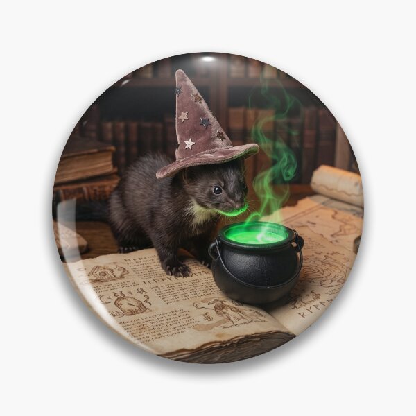 Item preview, Stoat Sorcerer Whips Up a Magical Potion designed and sold by Tridentulus.