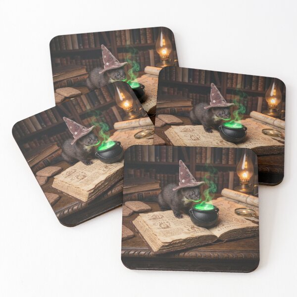 Item preview, Stoat Sorcerer Whips Up a Magical Potion designed and sold by Tridentulus.