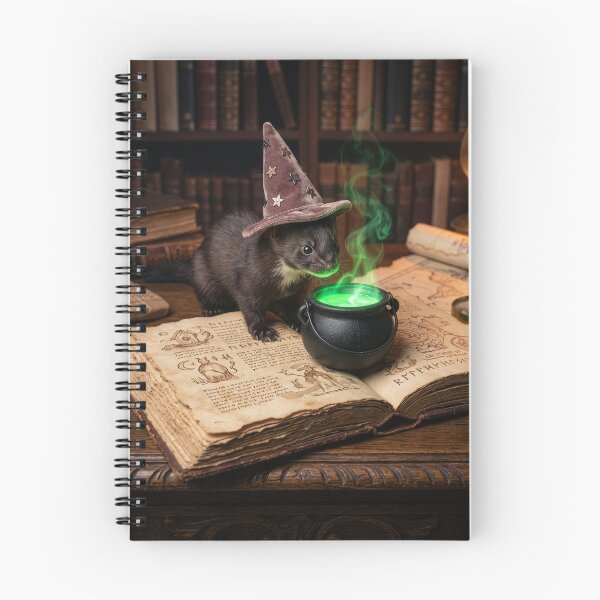 Item preview, Stoat Sorcerer Whips Up a Magical Potion designed and sold by Tridentulus.