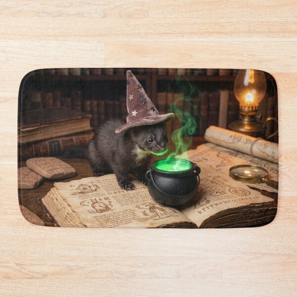 Item preview, Stoat Sorcerer Whips Up a Magical Potion designed and sold by Tridentulus.