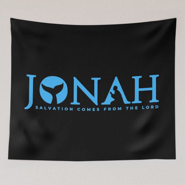 Item preview, Jonah - Salvation Comes from the Lord - Sky Blue Design designed and sold by MoriaStore.