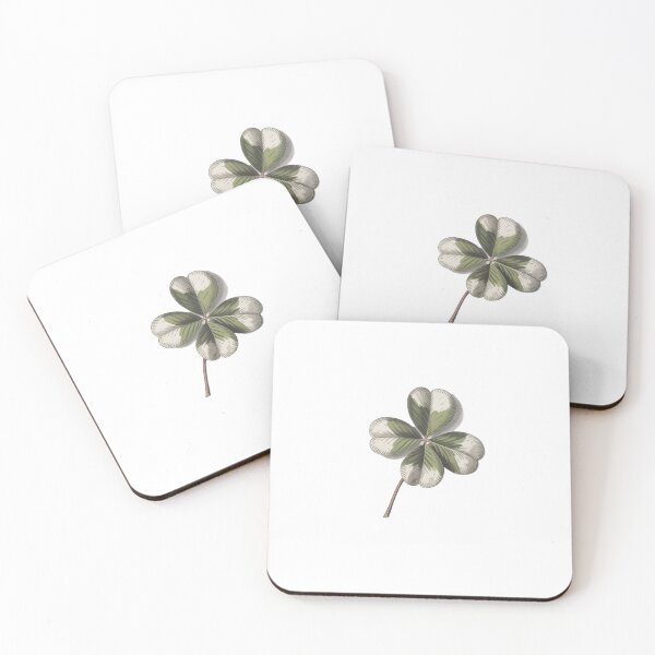 Item preview, Naturalist Four-Leaf Clover Illustration designed and sold by Bloomkept.