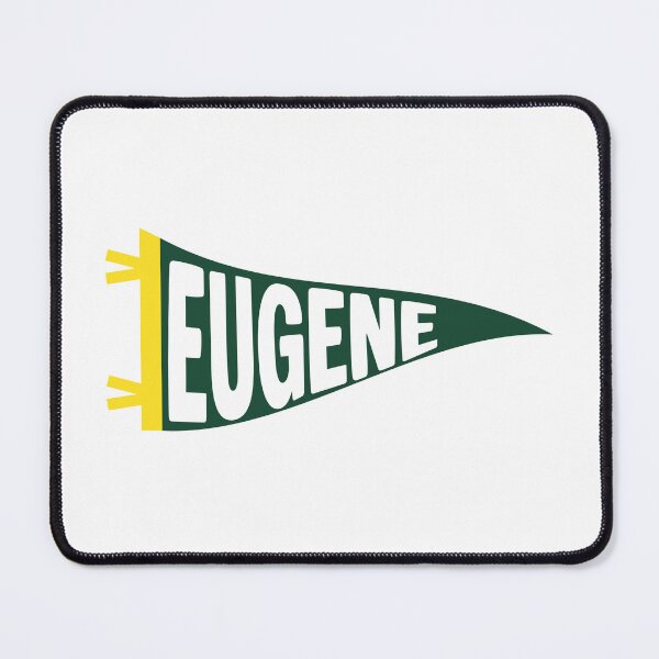 Item preview, Eugene Oregon Vintage Collegiate Pennant designed and sold by Sparkledust Creations.