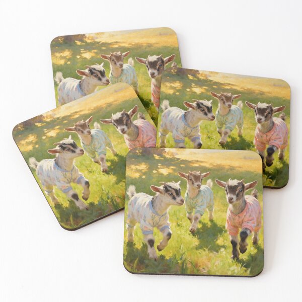 Item preview, Baby Goats Wearing Pajamas designed and sold by Glimmersmith.