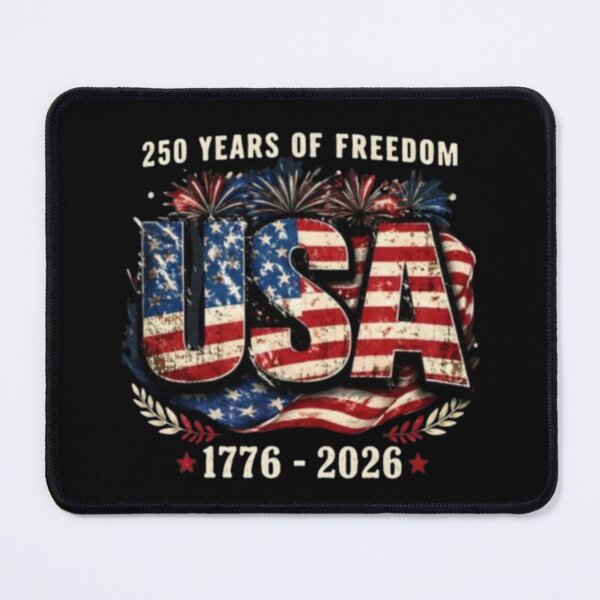 Item preview, USA 250 Years of Freedom – 1776–2026 Patriotic Fireworks Design designed and sold by szydelkowanika.