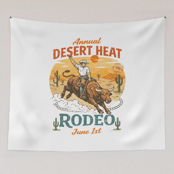 Item preview, Desert Heat Rodeo T-Shirt designed and sold by Matinez Pink.