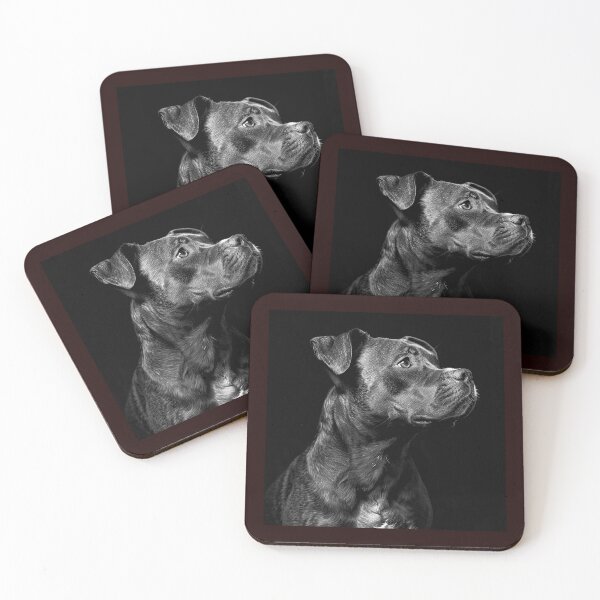 Item preview, Black and White Dog Portrait | Elegant Monochrome Canine Illustration designed and sold by inkoutninja.