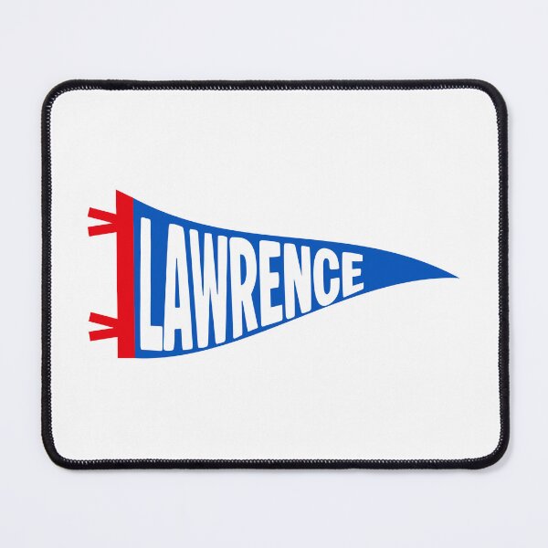 Item preview, Lawrence Kansas Retro College Town Pennant designed and sold by Sparkledust Creations.