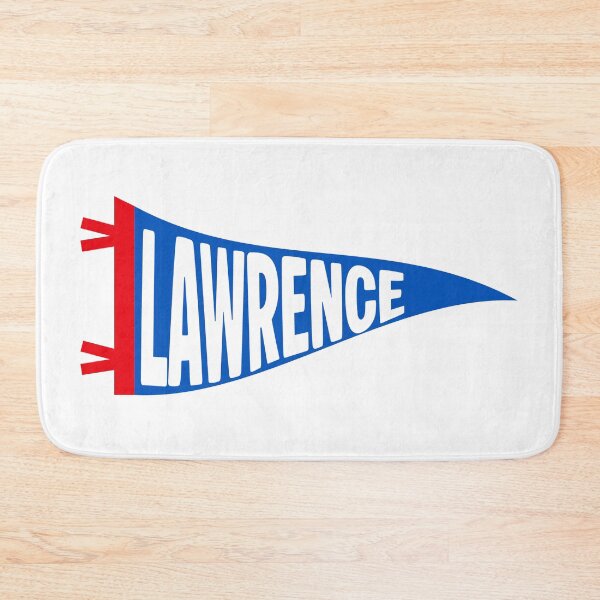 Item preview, Lawrence Kansas Retro College Town Pennant designed and sold by Sparkledust Creations.