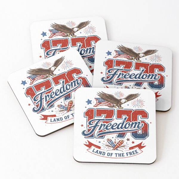 Item preview, July 4th Freedom Eagle T-Shirt designed and sold by Matinez Pink.