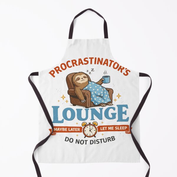 Item preview, Procrastinator's Lounge Sleep T-Shirt designed and sold by Matinez Pink.