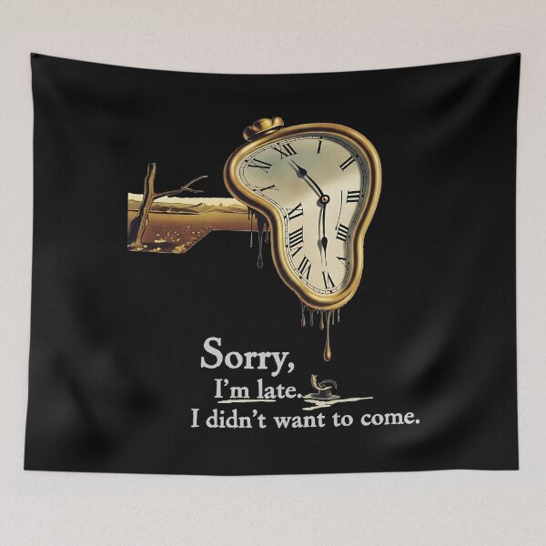 Item preview, Surreal Clock - "Sorry I'm Late" designed and sold by UrbanPrts.