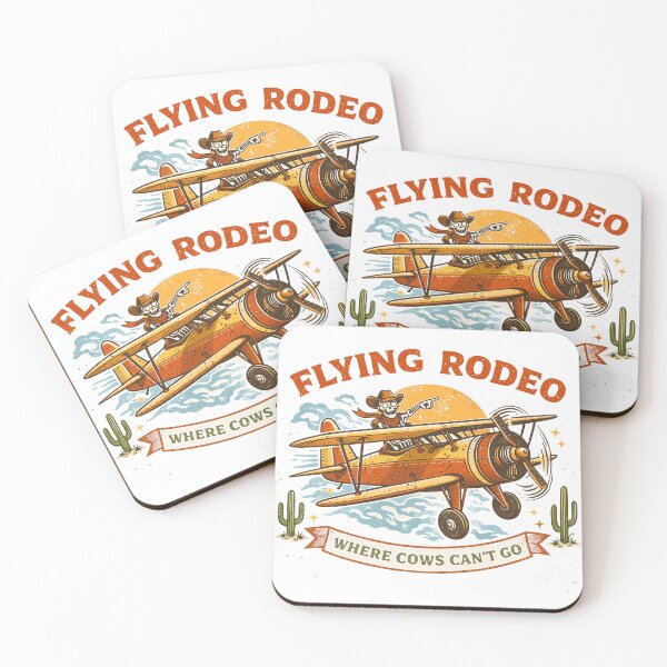 Item preview, Flying Rodeo: Where Cows Can't Go designed and sold by Matinez Pink.