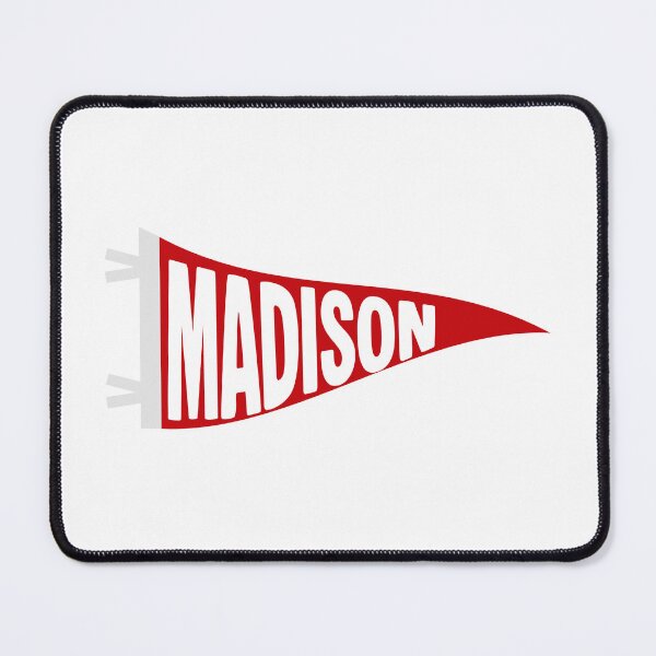 Item preview, Madison Wisconsin Retro Collegiate Pennant designed and sold by Sparkledust Creations.