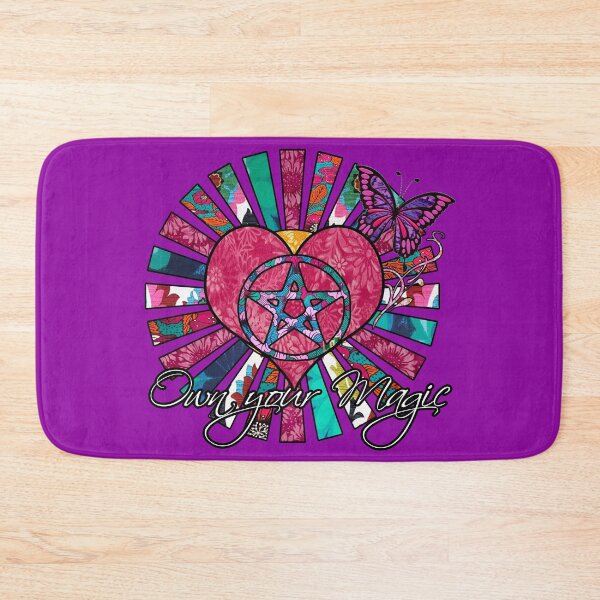 Item preview, Own your magic Pentagram Heart with Sunrays and Butterfly designed and sold by artbyomega.
