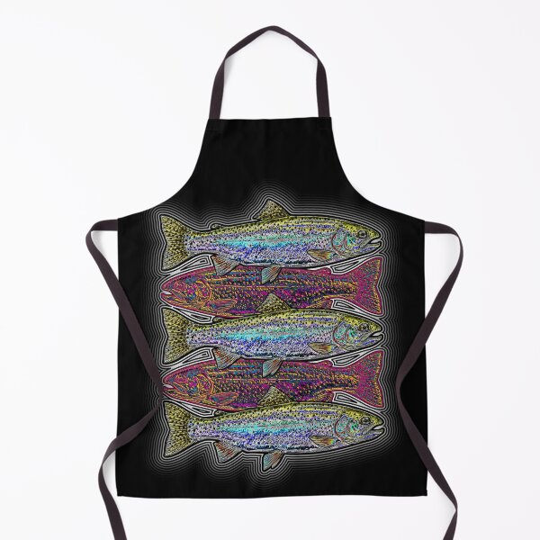 Item preview, Abstract rainbow trout designed and sold by JVNS.