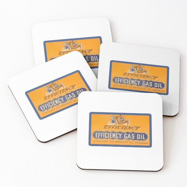 Item preview, Vintage Efficiency Gasoline and Oil designed and sold by QuayTradingCo.