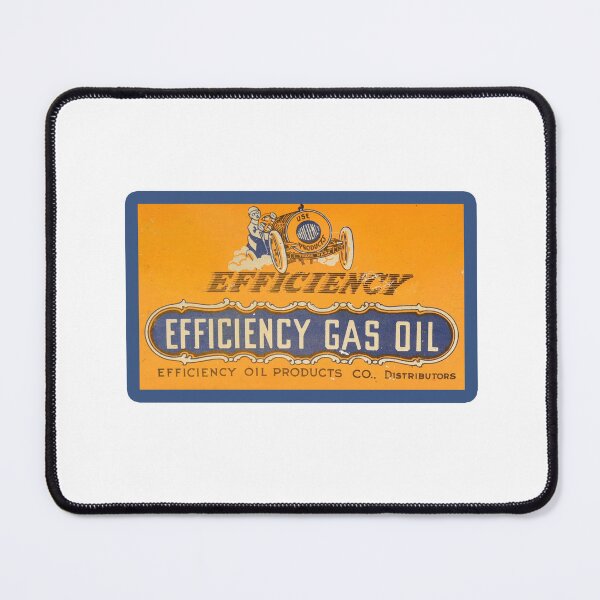 Item preview, Vintage Efficiency Gasoline and Oil designed and sold by QuayTradingCo.