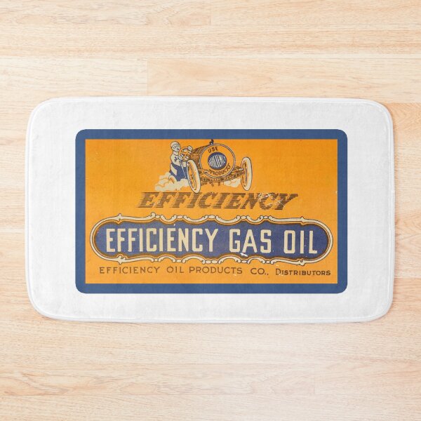 Item preview, Vintage Efficiency Gasoline and Oil designed and sold by QuayTradingCo.