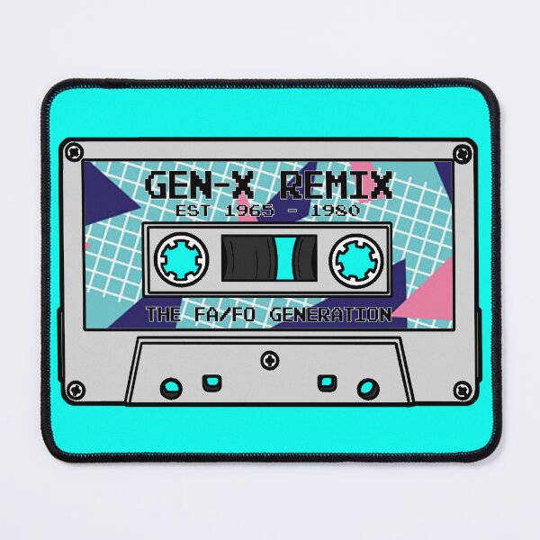 Aperçu de l'œuvre Cassette audio de la génération X créée et vendue par Grimstoybox.