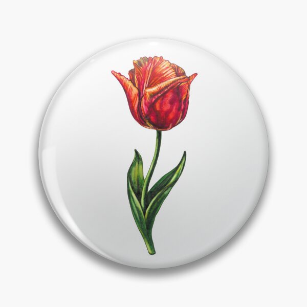 Item preview, Tulip "Louvre Orange" designed and sold by Kelsey Worth.