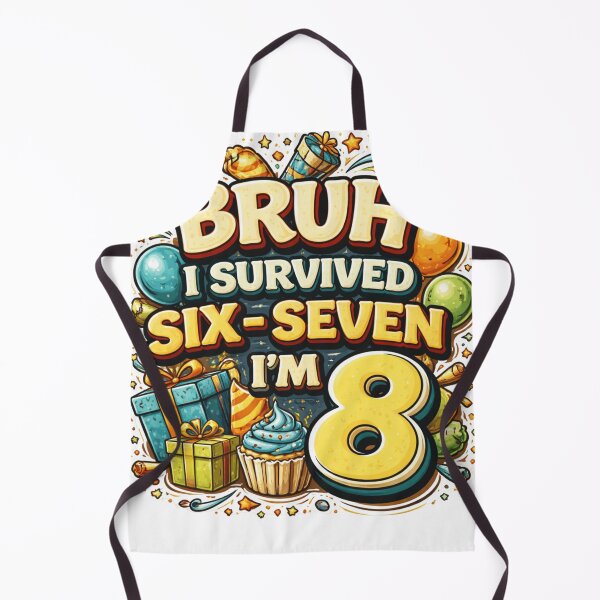 Item preview, I'm 8 Year Old Six Seven Bruh - Funny 8th Birthday Boy designed and sold by axiksa10.