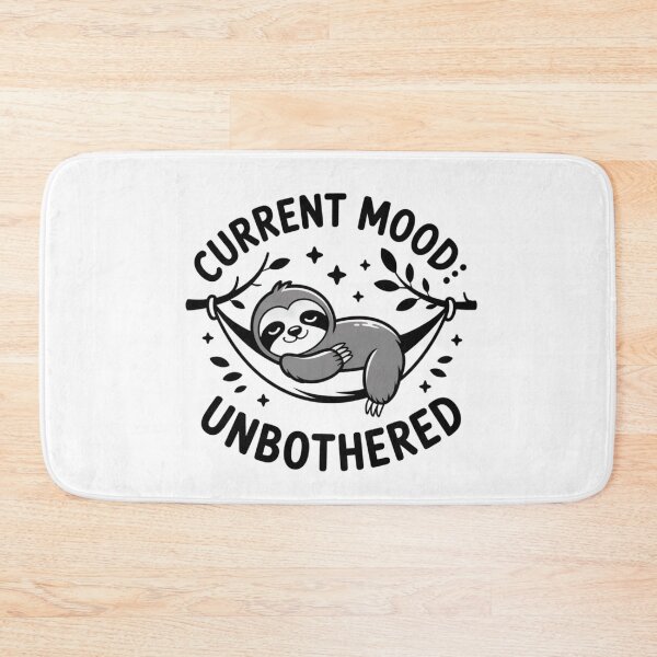 Item preview, Cute Social Battery Sloth - Protective Hammock Vibe Decal designed and sold by Mr-wow.