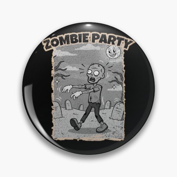 Item preview, Zombie Party Vintage Cartoon - Creepy Cute Halloween Retro Design designed and sold by homework store.