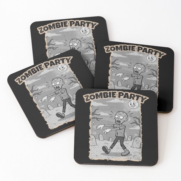 Item preview, Zombie Party Vintage Cartoon - Creepy Cute Halloween Retro Design designed and sold by homework store.