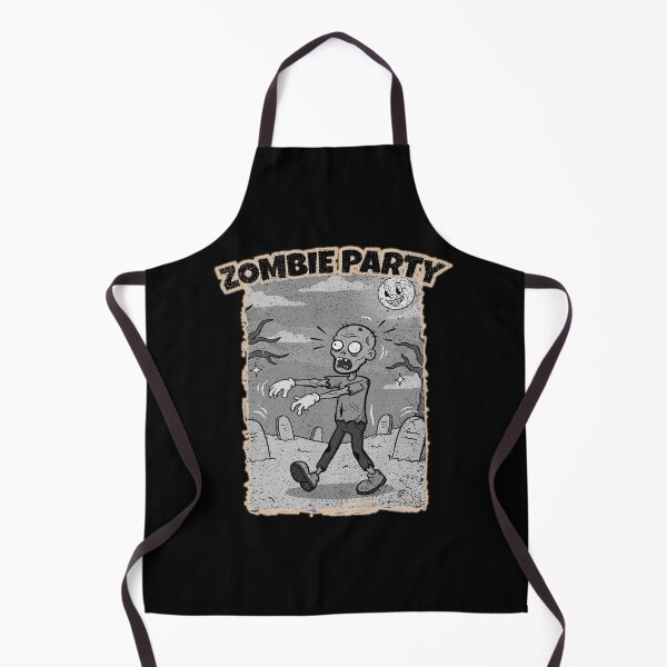 Item preview, Zombie Party Vintage Cartoon - Creepy Cute Halloween Retro Design designed and sold by homework store.