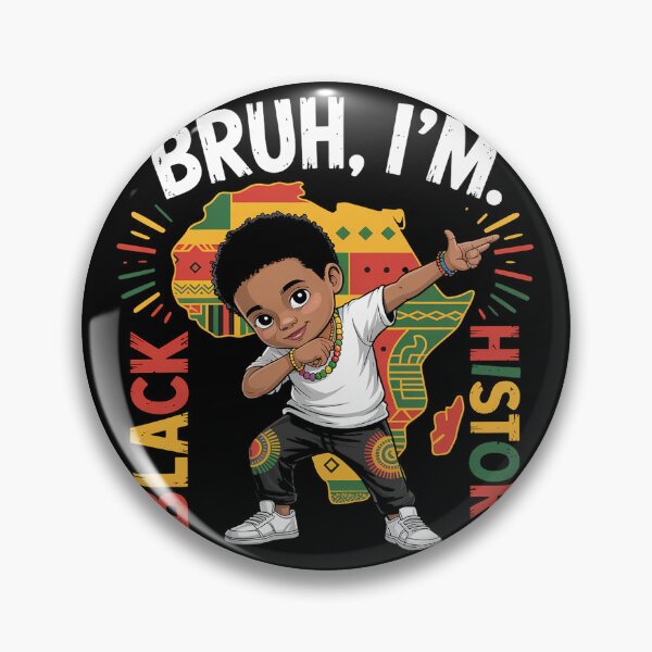 Item preview, Bruh I'm Black History Month Pride Culture designed and sold by BlassmausArt.