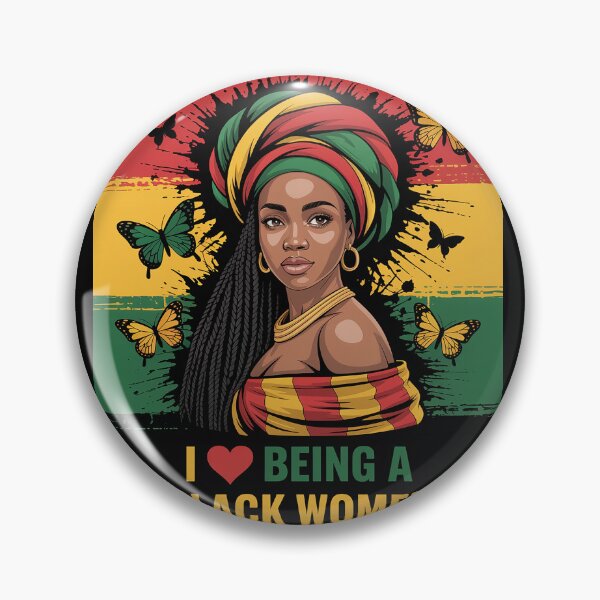 Item preview, I Love Being a Black Woman Black History Month African Woman designed and sold by BlassmausArt.