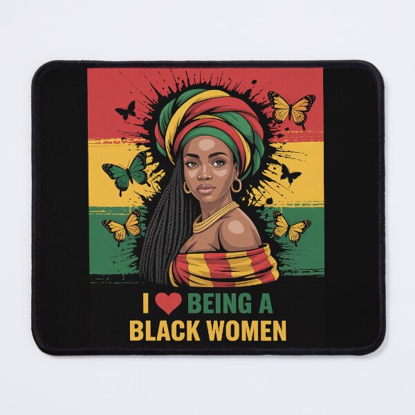 Item preview, I Love Being a Black Woman Black History Month African Woman designed and sold by BlassmausArt.