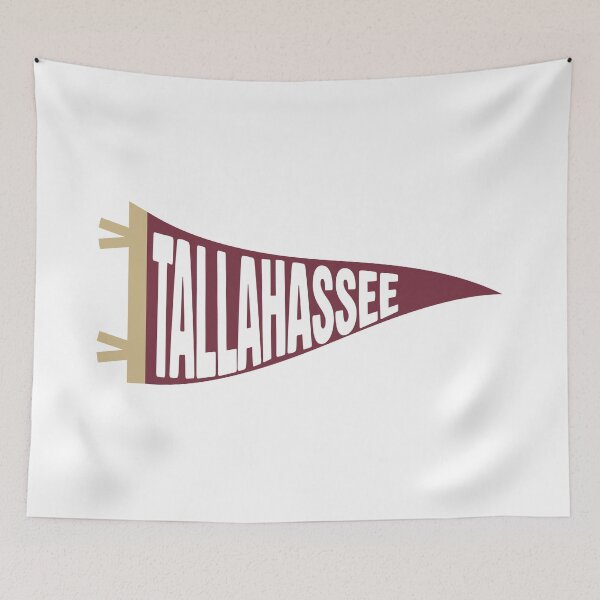 Item preview, Tallahassee Florida Retro Town Pennant designed and sold by Sparkledust Creations.