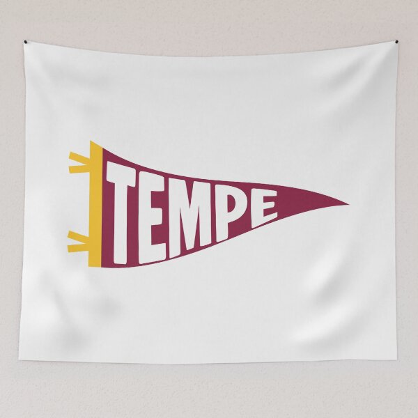 Item preview, Tempe Arizona Vintage Sport Pennant designed and sold by Sparkledust Creations.