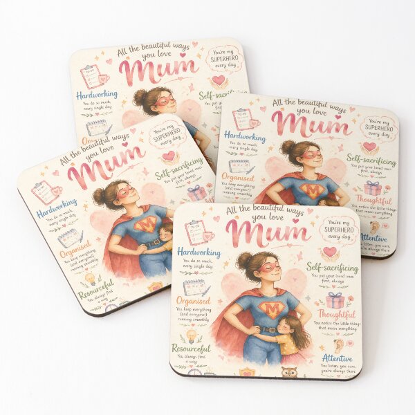 Item preview, Superhero Mum Birthday Mothers Day Gift Idea designed and sold by inspired-works.