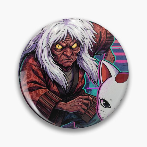 Item preview, Turbo Granny Dandadan Supernatural Old Woman Portrait designed and sold by Senpaiwaves.