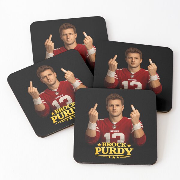 Item preview,  Brock Purdy Flipping The Bird  designed and sold by MerchQueDesigns.