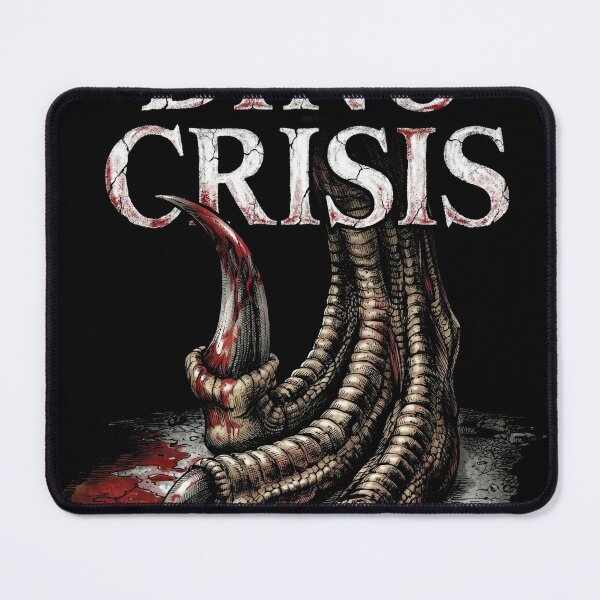 Item preview, Dino Crisis 1999 Cover Art Velociraptor Claw Bloody Foot Portrait designed and sold by Senpaiwaves.