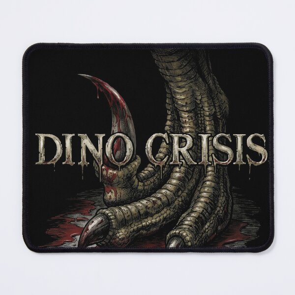 Item preview, Dino Crisis 1999 Cover Art Velociraptor Claw Bloody Foot Portrait designed and sold by Senpaiwaves.
