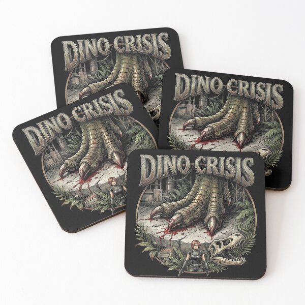 Item preview, Dino Crisis 1999 Cover Art Velociraptor Claw Bloody Foot Portrait designed and sold by Senpaiwaves.