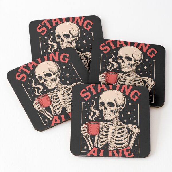 Item preview, Funny Skeleton Coffee Lovers designed and sold by consfafaperi.