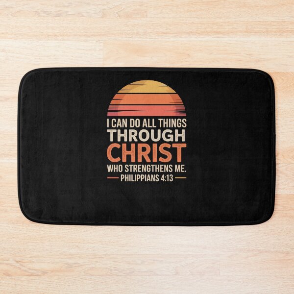 Item preview, Philippians 4:13 I Can Do All Things Christ Sunset designed and sold by snowry.